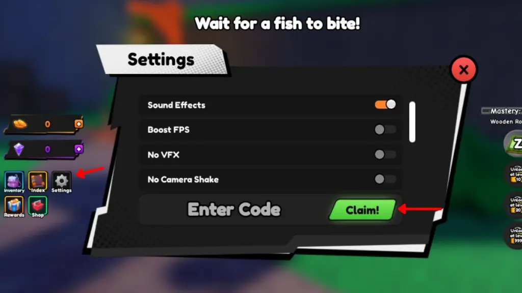 gamen.pro Redeem Titan Fishing Codes