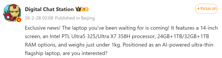 Xiaomi Book 14 lộ thông số chip 1 gamen.pro Xiaomi 14 Panther 768x203 1