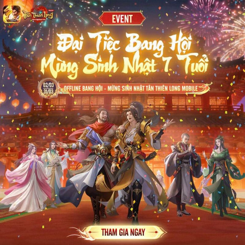 Tân Thiên Long Mobile rực rỡ mừng sinh nhật 7 tuổi với loạt sự kiện tưng bừng 4 gamen.pro tan thien long mobile 08032026 4 1