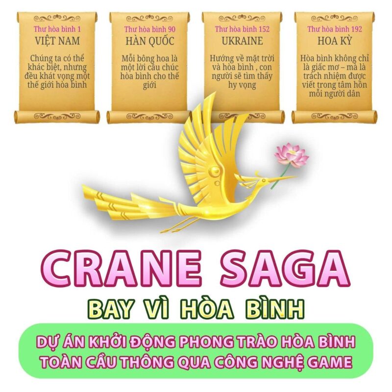 Crane Saga - Dự án game lan tỏa thông điệp "Fly For Peace" từ Việt Nam bắt đầu được chú ý tại Rio Branco - Brazil 7 crane saga 06
