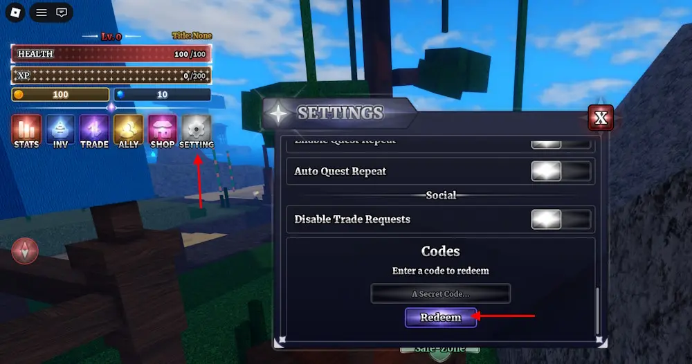 gamen.pro Sailor Piece codes redeem