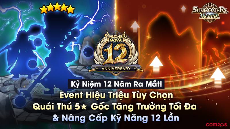 Summoners War kỷ niệm 12 năm phát hành 1 gamen.pro Summoners War 14042026 5