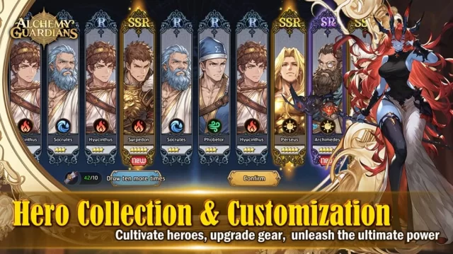 Alchemy Guardians ra mắt trên Android 2 gamen.pro alchemy guardians screenshot hero collection jpg 640