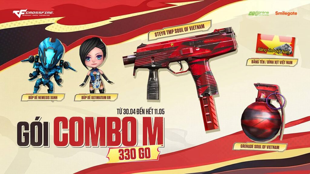 Crossfire mừng lễ Thống Nhất với bộ trang bị chủ đề Giải Phóng Miền Nam và gói ưu đãi 6 gamen.pro cf 30042026 6