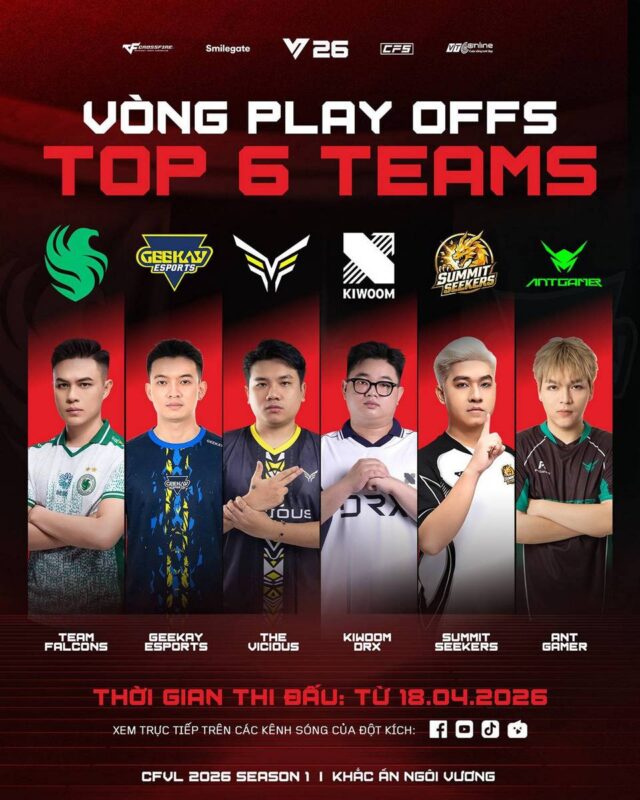 CFVL 2026 Season 1: Lộ diện 6 "hào kiệt" vào Playoffs – Cuộc đua đến ngôi vương rực lửa 2 gamen.pro cfvl 19042026 2