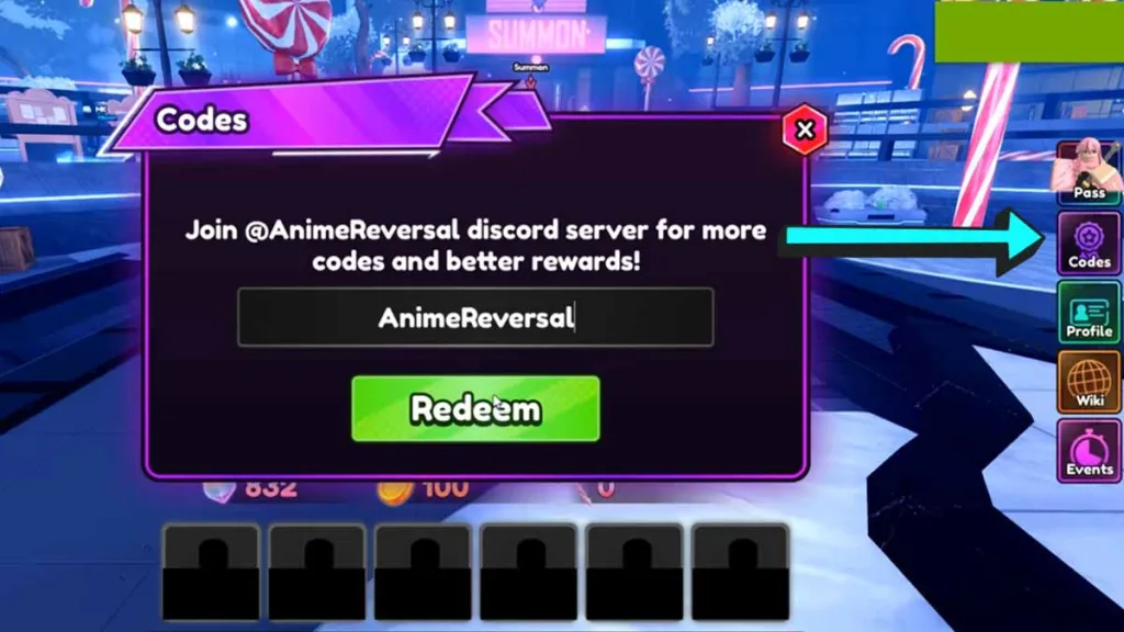 gamen.pro how to redeem anime reversal codes
