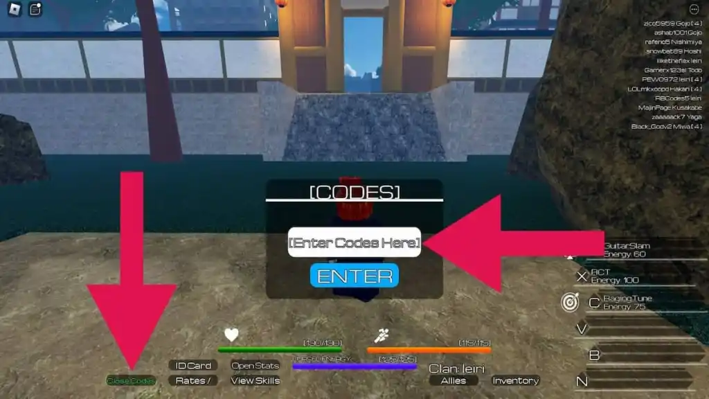Tổng hợp code Jujutsu Chronicles tháng 4-2026 1 gamen.pro how to redeem jujutsu chronicles codes 1