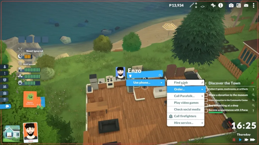 gamen.pro Cellphone Find a Job Option Paralives