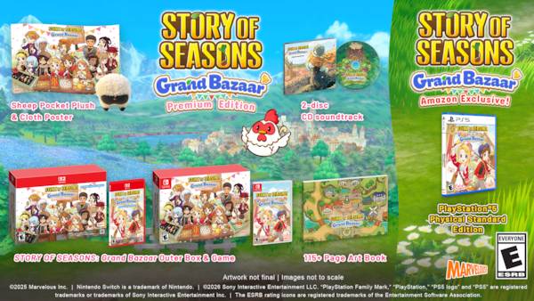 gamen.pro STORY OF SEASONS Grand Bazaar Packshots