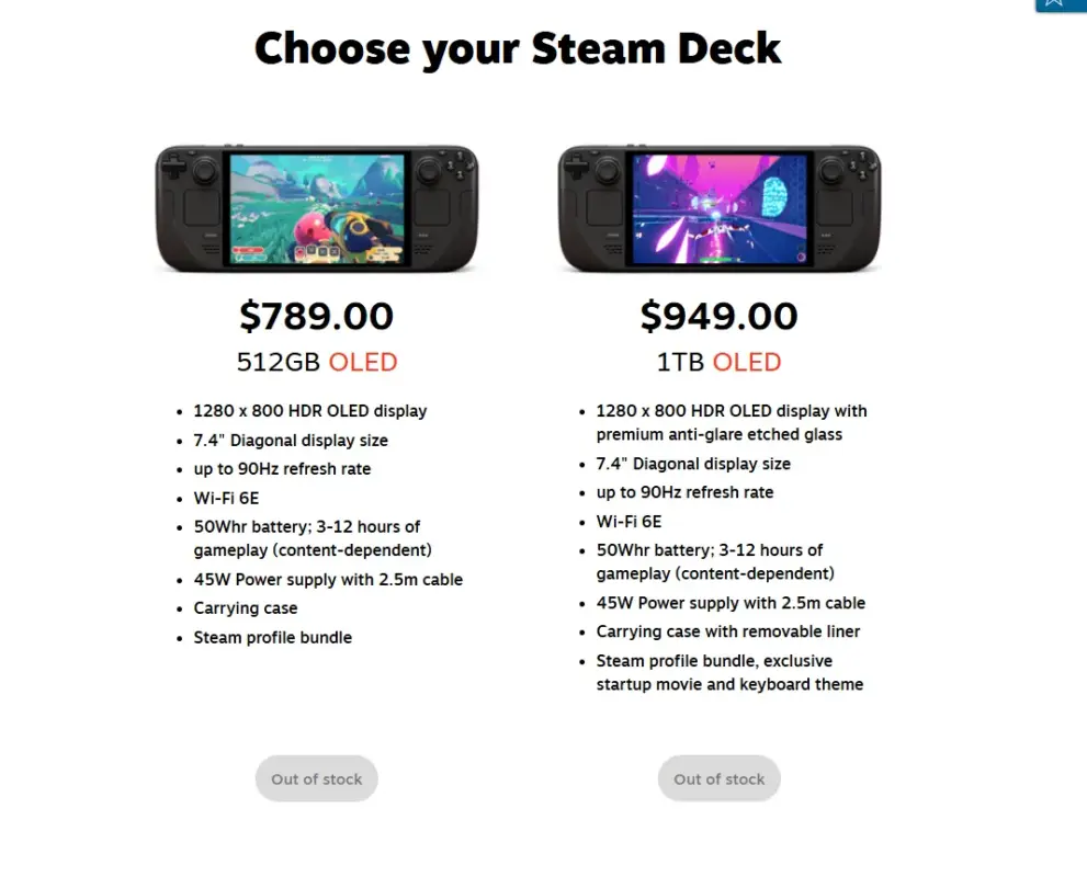 Valve bất ngờ tăng mạnh giá Steam Deck, bản OLED 1TB gần chạm mốc 1.000 USD 1 gamen.pro Steam Deck 280520261