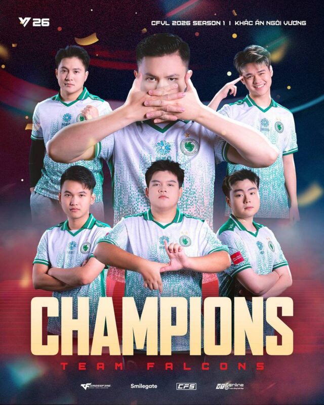Chức vô địch thứ 5 liên tiếp và lời khẳng định của Team Falcons 4 gamen.pro Team Falcons 04052026 3
