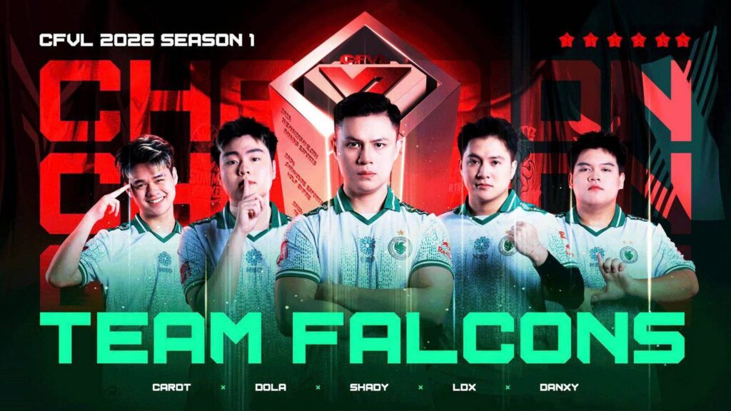 Chức vô địch thứ 5 liên tiếp và lời khẳng định của Team Falcons 1 gamen.pro Team Falcons 04052026 5