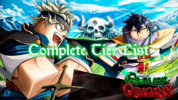 gamen.pro clover origins tier list and guides c6e804