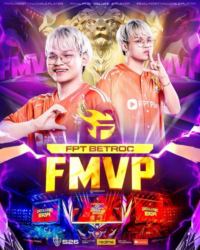 Đấu Trường Danh Vọng mùa Xuân 2026 vinh danh nhà vua và nữ vương của kỷ nguyên mới: FPT x Flash - Saigon Phantom 10 gamen.pro lq mobile 120520267