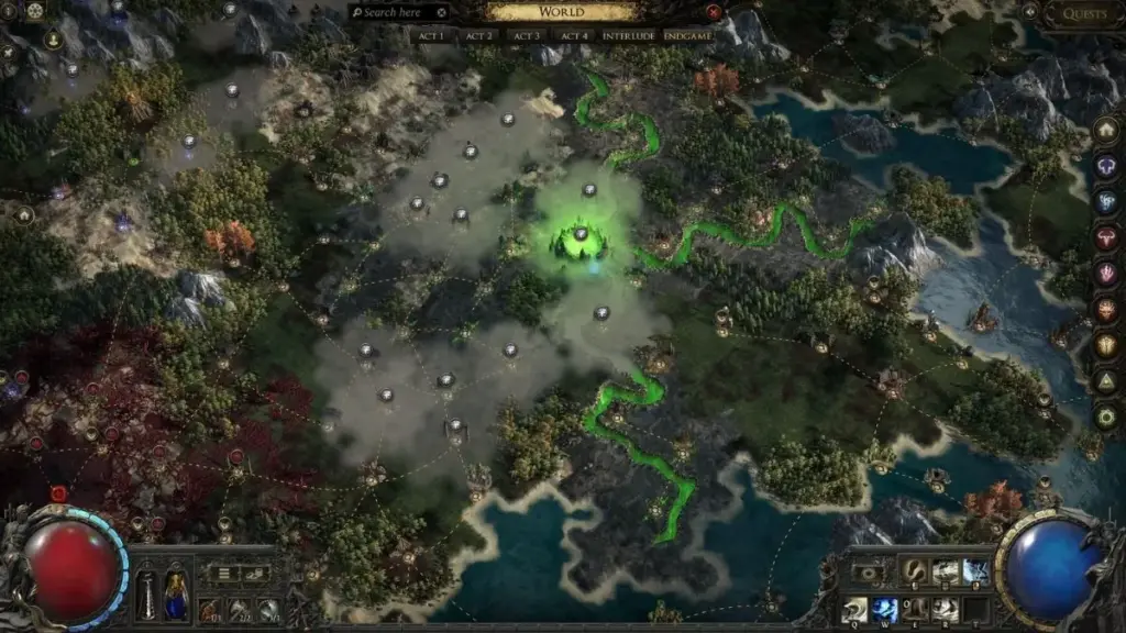 Path of Exile 2 chuẩn bị tung đại cập nhật endgame lớn nhất từ trước tới nay 13 gamen.pro path of exile 2 delirium atlas area