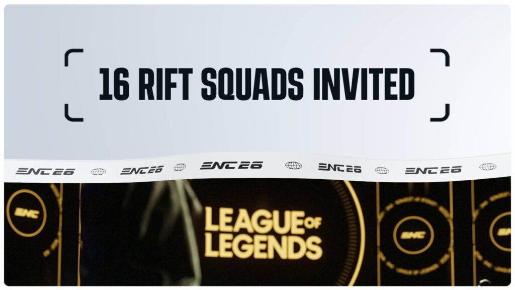 Việt Nam giành vé trực tiếp vào Vòng Chung kết League of Legends tại ENC 2026, tranh tài cùng các cường quốc như Trung Quốc, Hàn Quốc và Pháp 1 LoL Invited Teams 16x9 1