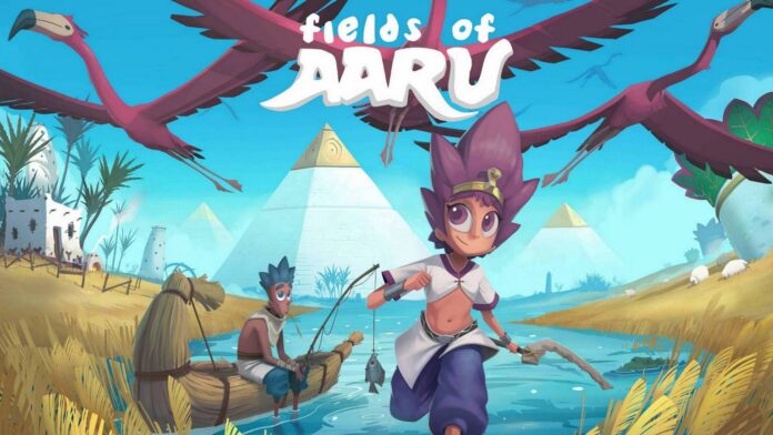 gamen.pro Fields of Aaru Key Art With Logo