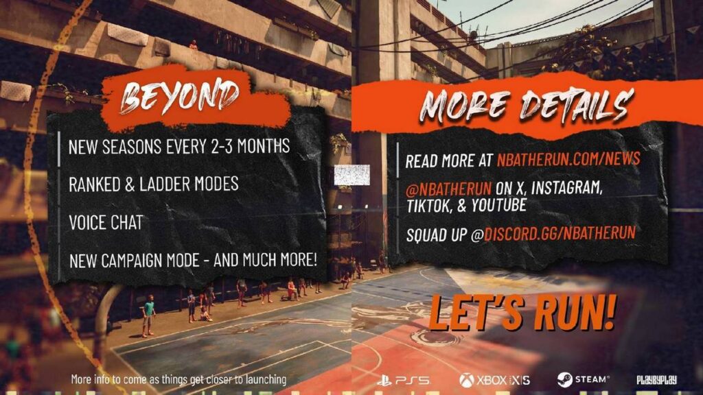 gamen.pro Horizantal Roadmap3 NBA THE RUN