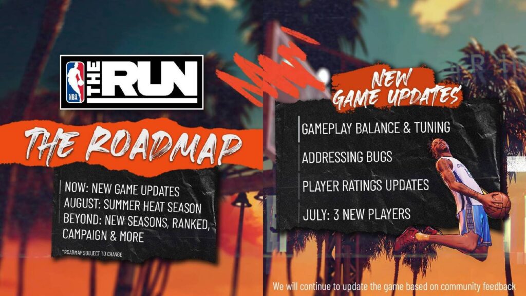 gamen.pro Horizontal Roadmap1 NBA THE RUN