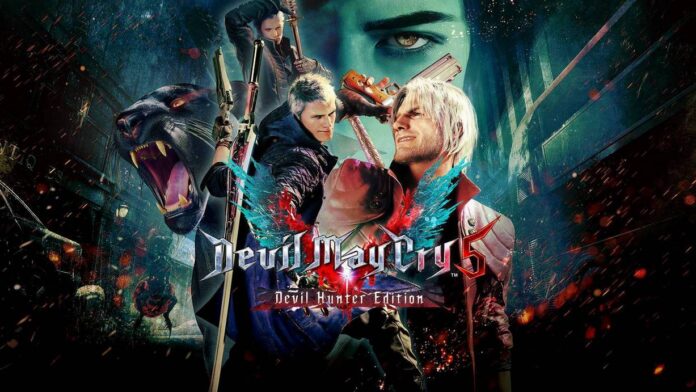 gamen.pro NintendoSwitch2 Devil May Cry 5 Devil Hunter Edition KeyArt Horizontal