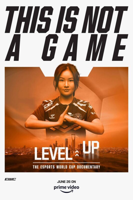 Phim tài liệu Esports World Cup: Level Up Mùa 2 chính thức đổ bộ Prime Video vào ngày 26/6 3 gamen.pro POSTER VIVI