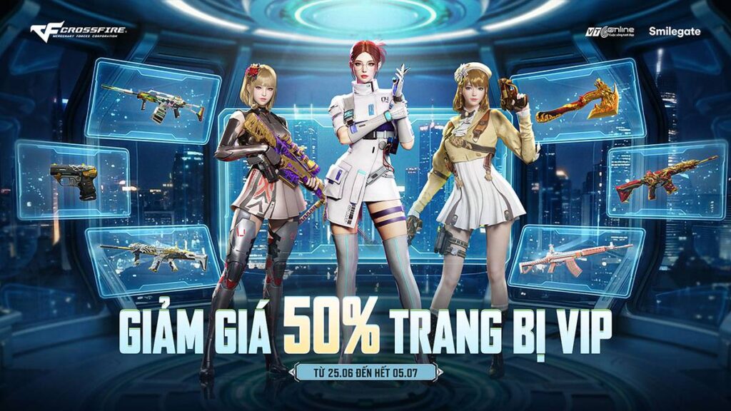Crossfire mừng 6 năm đồng hành cùng VTC Online với sự kiện giảm giá toàn bộ cửa hàng VIP 1 gamen.pro cf 25062026 1
