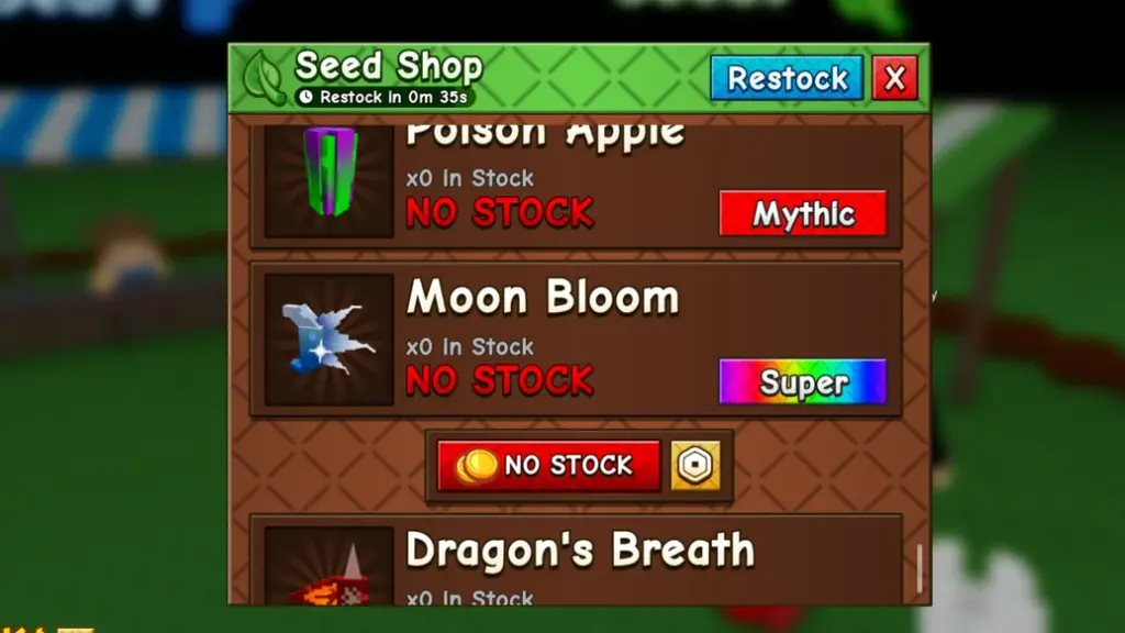 gamen.pro grow a garden 2 moon bloom seed shop menu