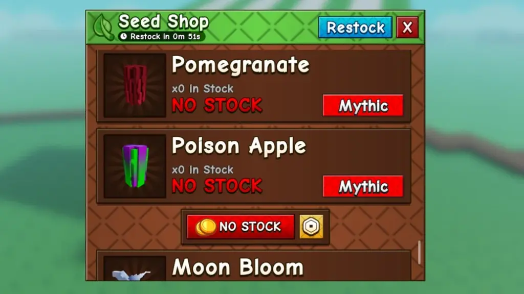 Grow a Garden 2: Hướng dẫn cách tìm kiếm và khai thác giá trị từ hạt giống Táo độc 1 gamen.pro grow a garden 2 poison apple seed shop menu