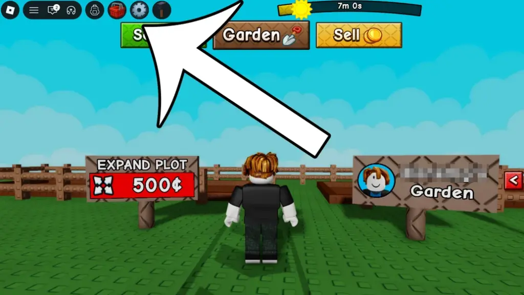 gamen.pro grow a garden 2 settings button