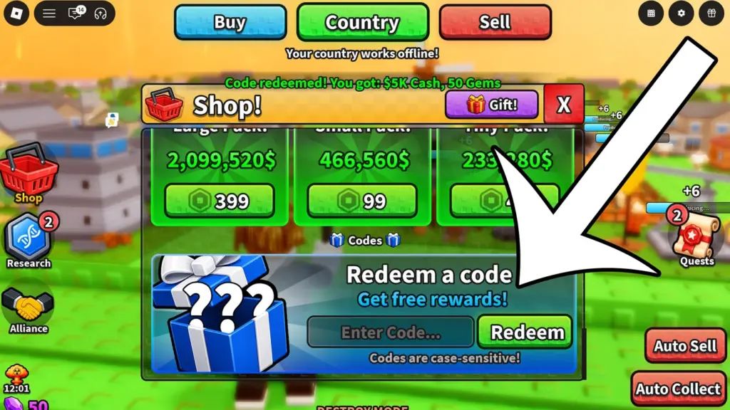 gamen.pro mini war codes menu