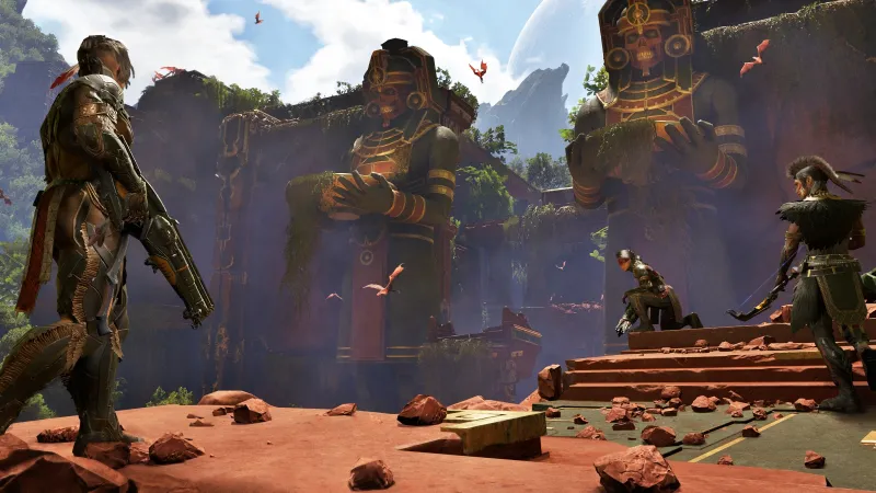 Turok: Origins tái sinh, kết hợp giữa săn khủng long với bắn súng co-op hiện đại 2 gamen.pro preview turokorigins sgf26 screenshot 05 redtemple