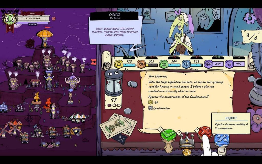 Stamperor! The Jester's Decree: Khi một con dấu sai có thể làm mất cả ngôi làng 2 gamen.pro review Stamperor The Jesters Decree 17