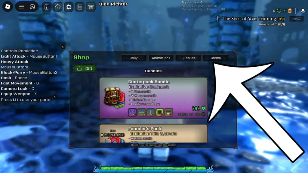 Code VV Ultimatum tháng 6-2026: Nhận Clan Rerolls và Ability Rerolls miễn phí 2 gamen.pro vv ultimatum codes button