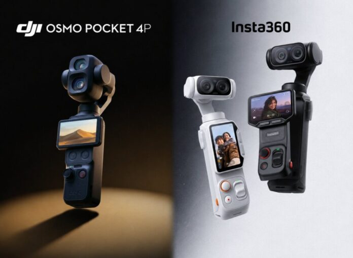 gamenpro osmo pocket 4p vs insta 360