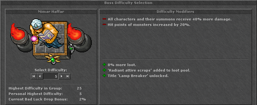 Tibia GIF Summer2026 BossDifficultySelection