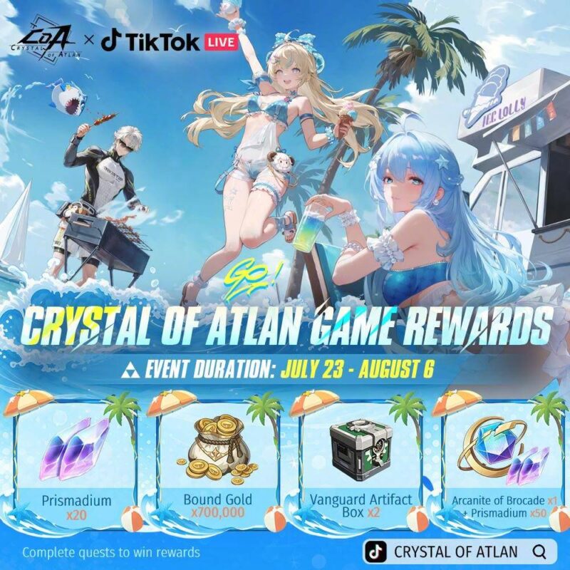 Crystal of Atlan mở lại lễ hội mùa hè với nhiều nội dung mới 1 gamen.pro Crystal of Atlan summer fest 20261