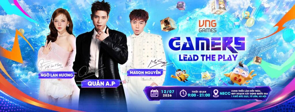 VNGGames mang hơn 20 tựa game đến siêu sự kiện “Gamers Lead The Play” 1 gamen.pro Gamers Lead The Play 09072026 1