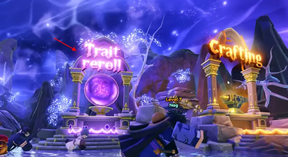 Tất cả Traits trong Anime Expeditions và cách reroll 1 gamen.pro Trait Reroll area in Anime