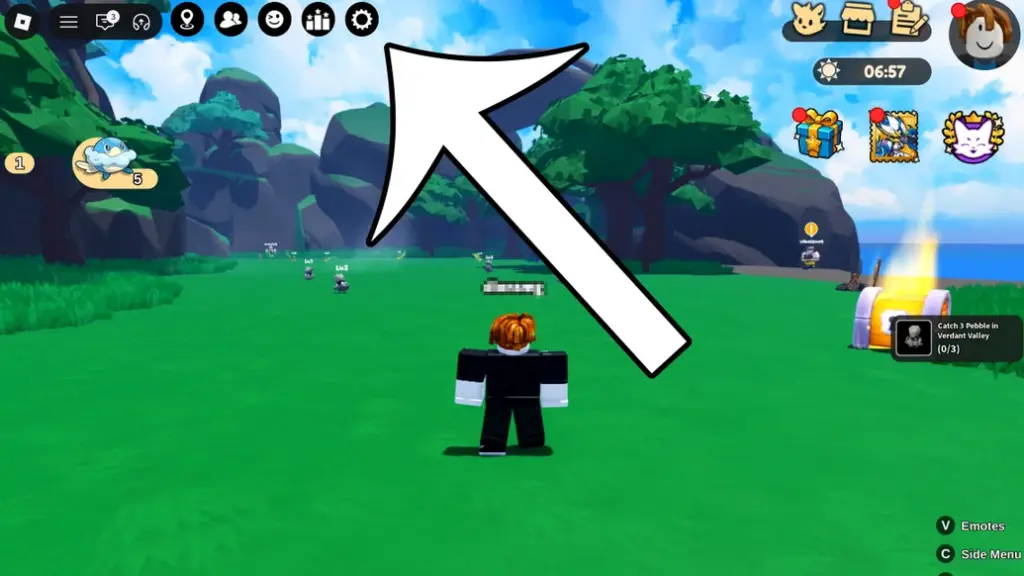 gamen.pro code evomon settings button