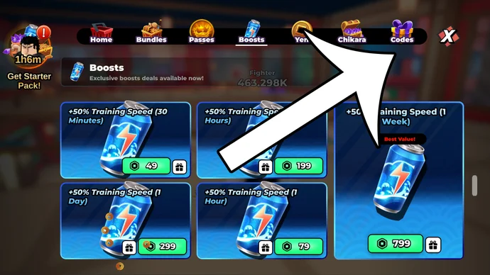 gamen.pro code roblox anime fighting simulator codes button