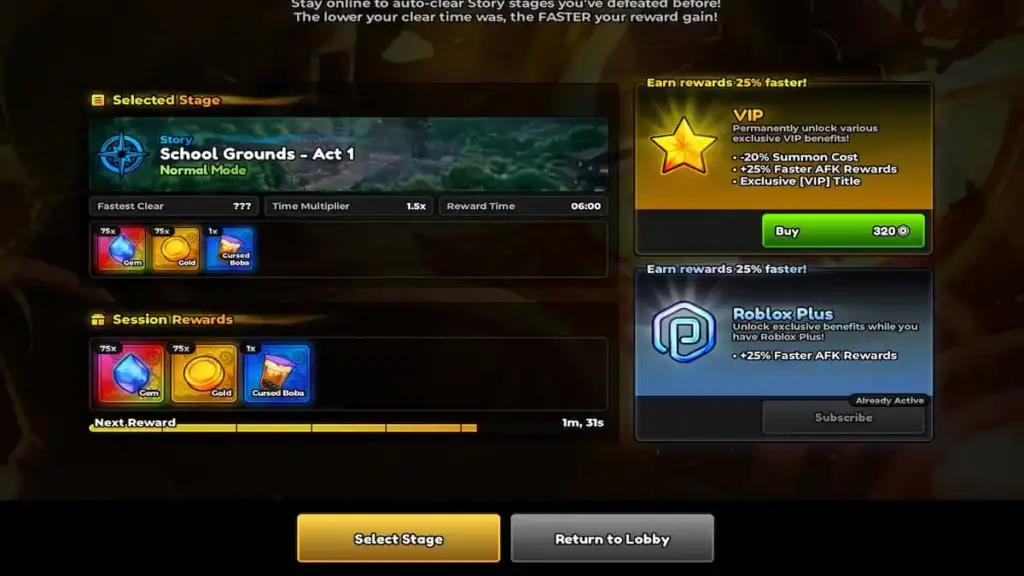 Hướng dẫn chế độ AFK trong Anime Expeditions 1 gamen.pro guide Anime Expeditions AFK Screen