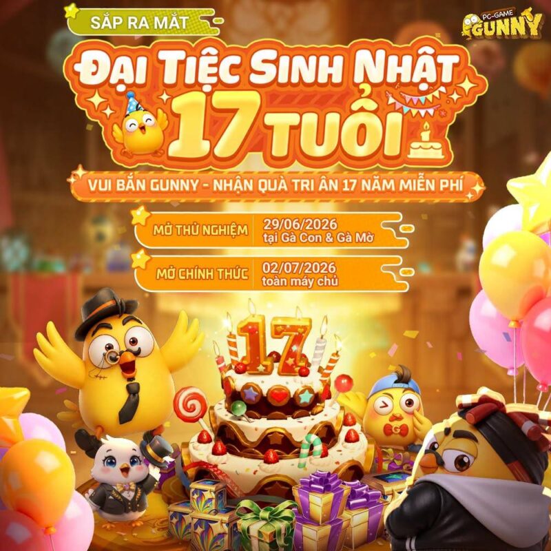 Gunny PC đón sinh nhật 17 tuổi với phiên bản mới cùng gói quà lên tới 1,7 triệu xu 6 gamen.pro gunny 02072026 6
