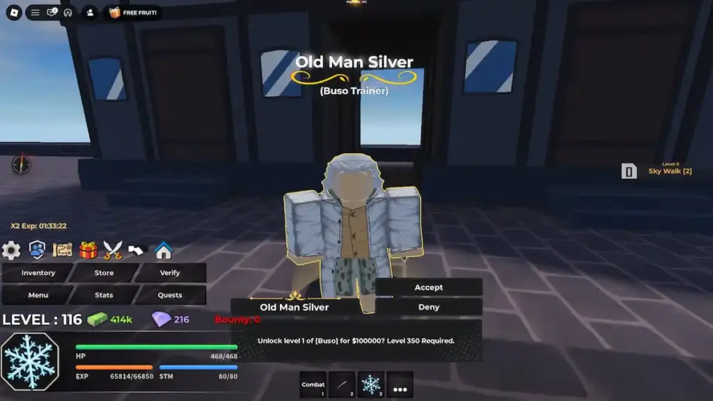 gamen.pro image showing the Bosu Haki NPC in Haze Seas