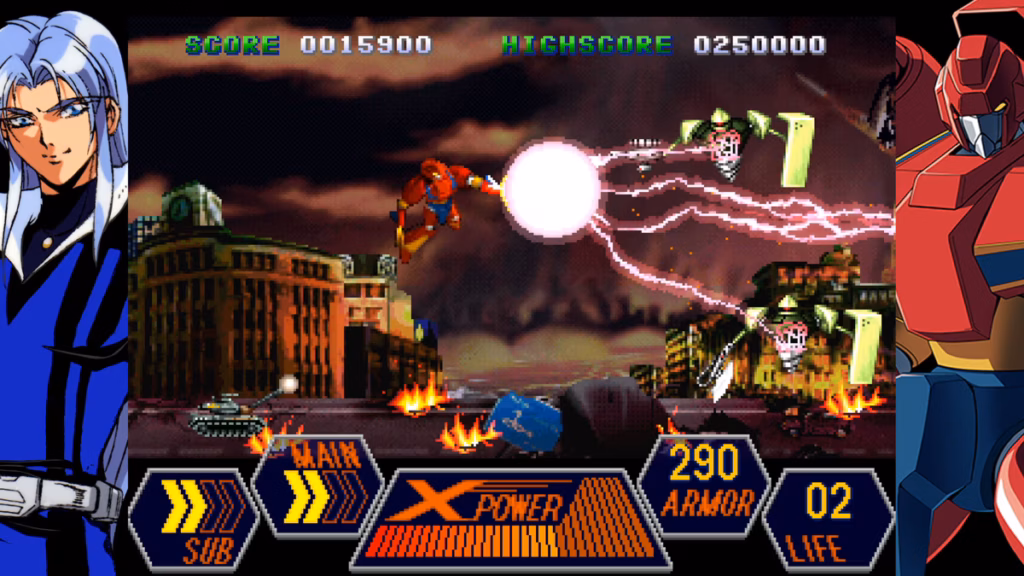 gamen.pro review 70s style Robot Anime Geppy X 8