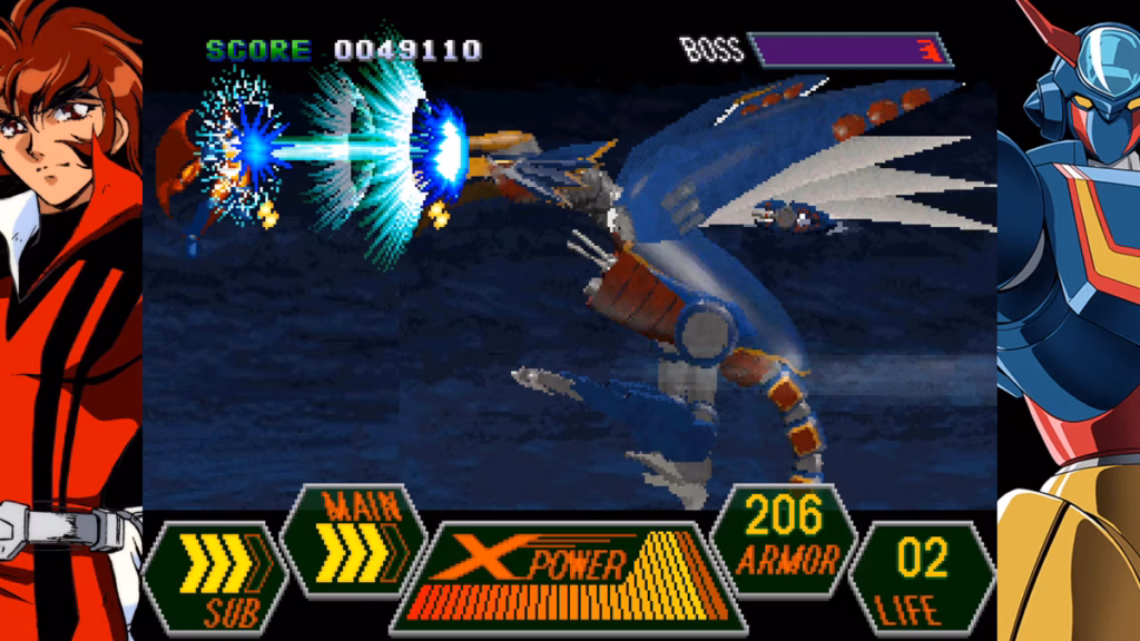 gamen.pro review 70s style Robot Anime Geppy X 9