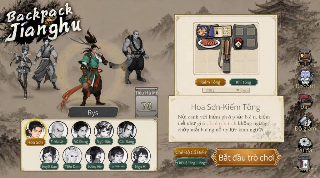 Backpack Jianghu: Xếp ba lô, luyện võ và tranh ngôi minh chủ 11 gamen.pro review Backpack Jianghu 10