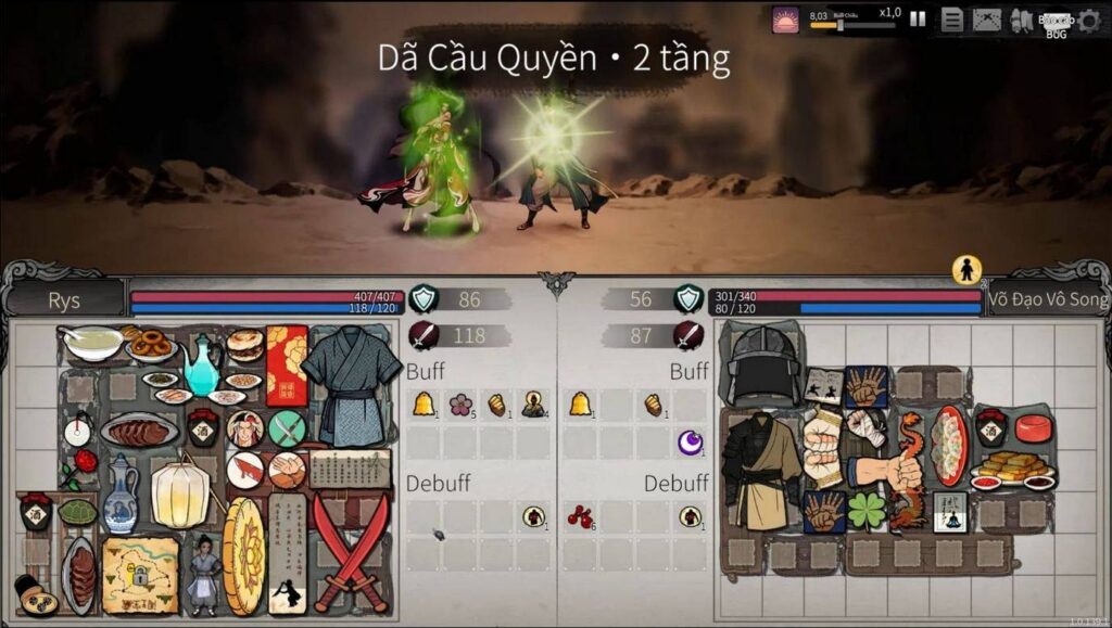 Backpack Jianghu: Xếp ba lô, luyện võ và tranh ngôi minh chủ 15 gamen.pro review Backpack Jianghu 5 e1784558387399