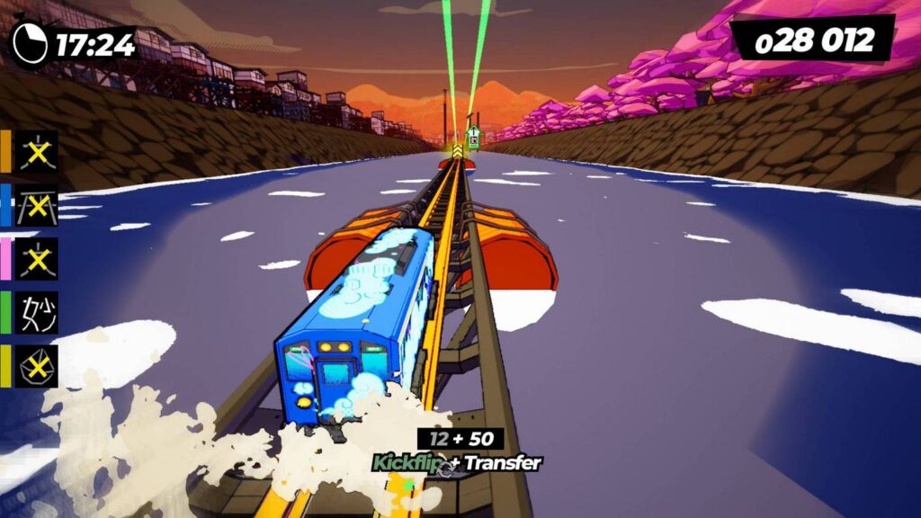 Denshattack! - Khi một đoàn tàu học cách kickflip 12 gamen.pro review Denshattack 5