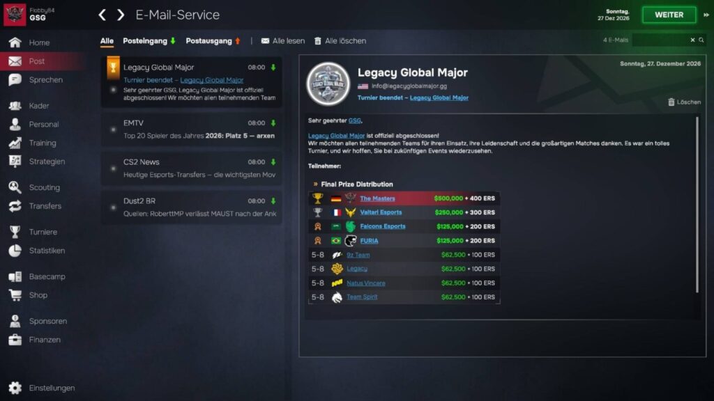 Esports Manager 2026 - Trở thành ông bầu eSports không hề dễ dàng 12 gamen.pro review Esports Manager 2026 4