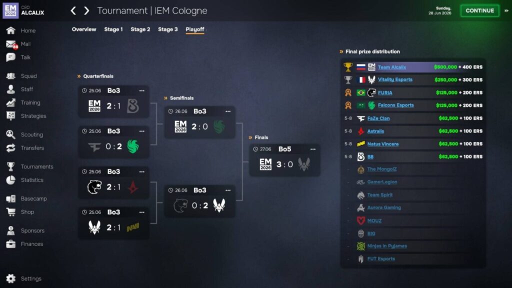 Esports Manager 2026 - Trở thành ông bầu eSports không hề dễ dàng 14 gamen.pro review Esports Manager 2026 7